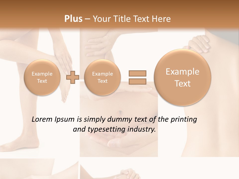 Ankle Collage Problem PowerPoint Template