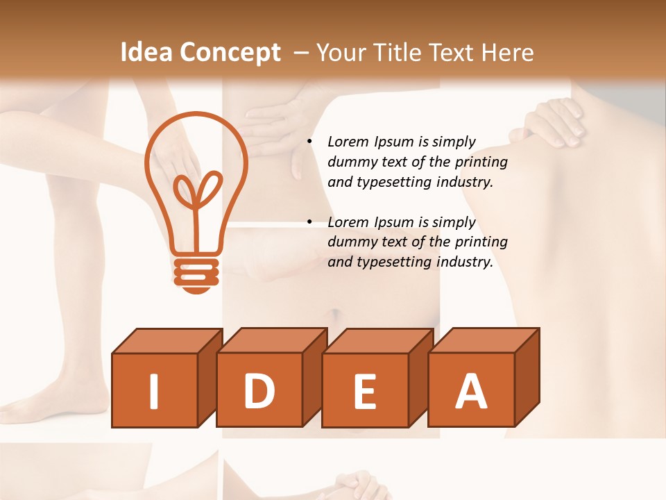 Ankle Collage Problem PowerPoint Template