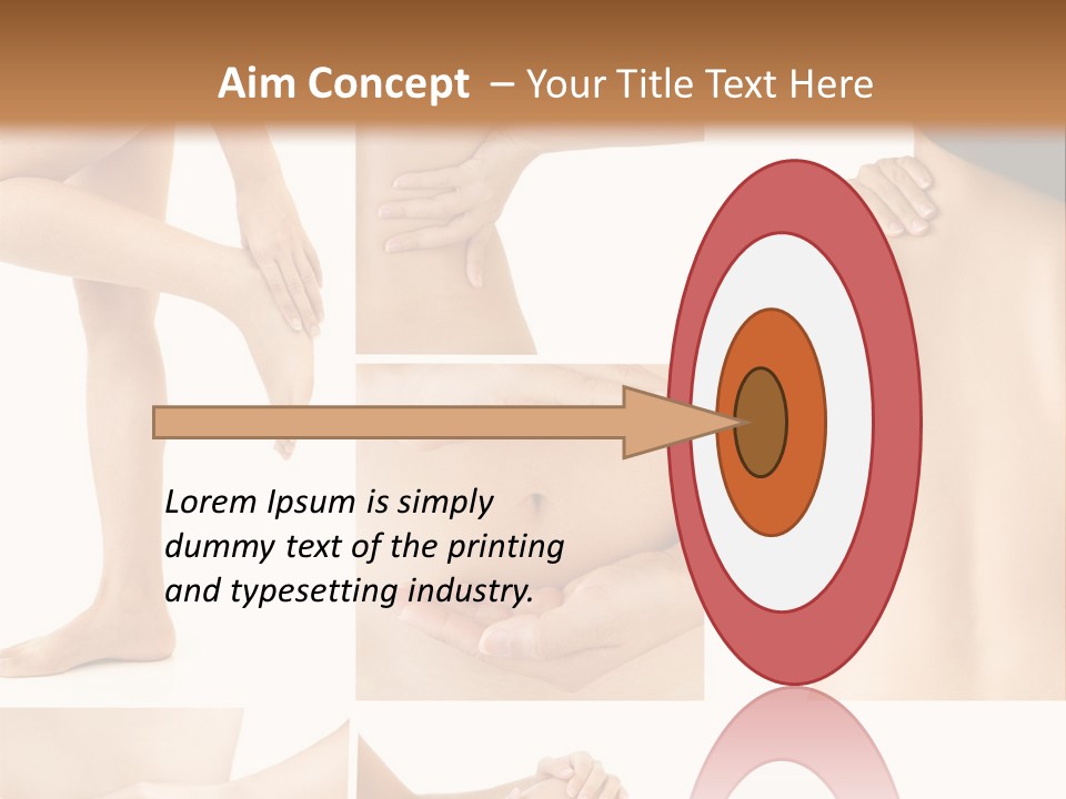 Ankle Collage Problem PowerPoint Template