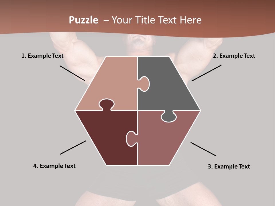 Torso Enjoyment Bodybuilding PowerPoint Template