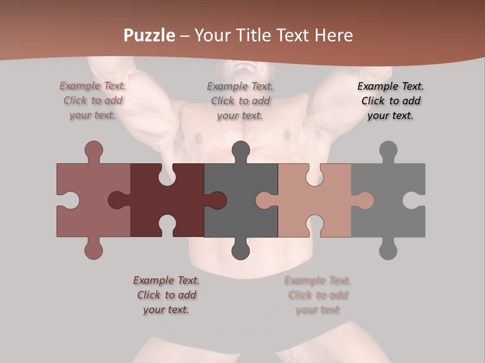 Torso Enjoyment Bodybuilding PowerPoint Template