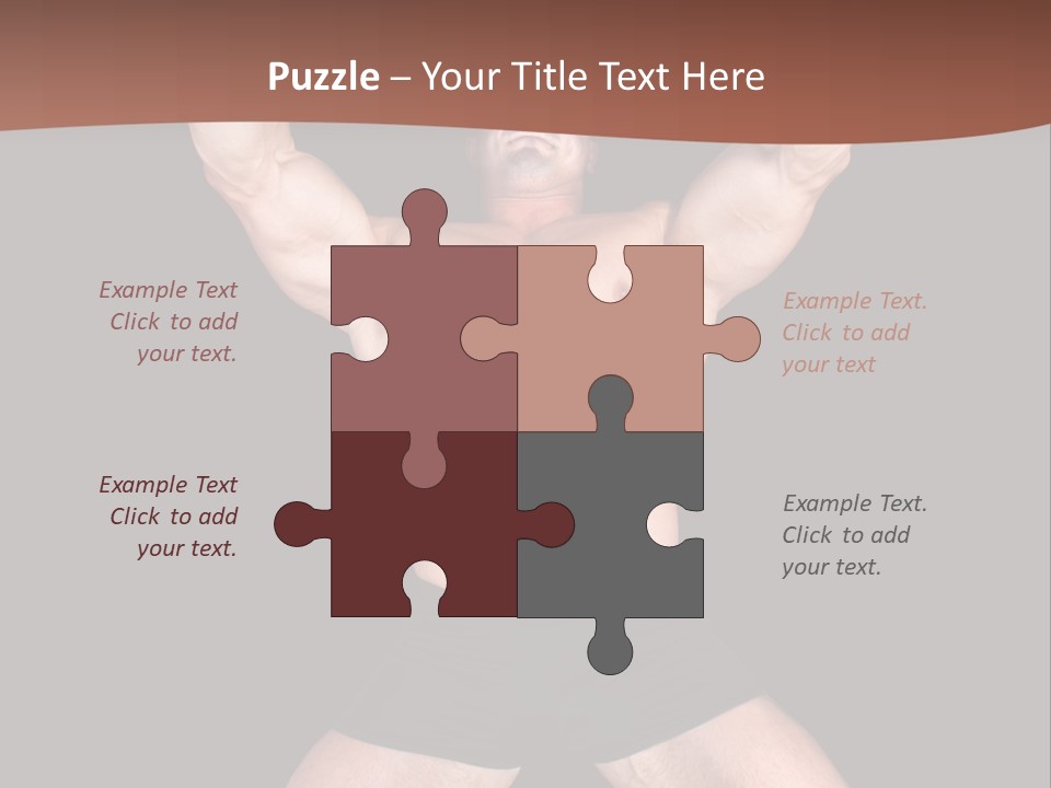 Torso Enjoyment Bodybuilding PowerPoint Template