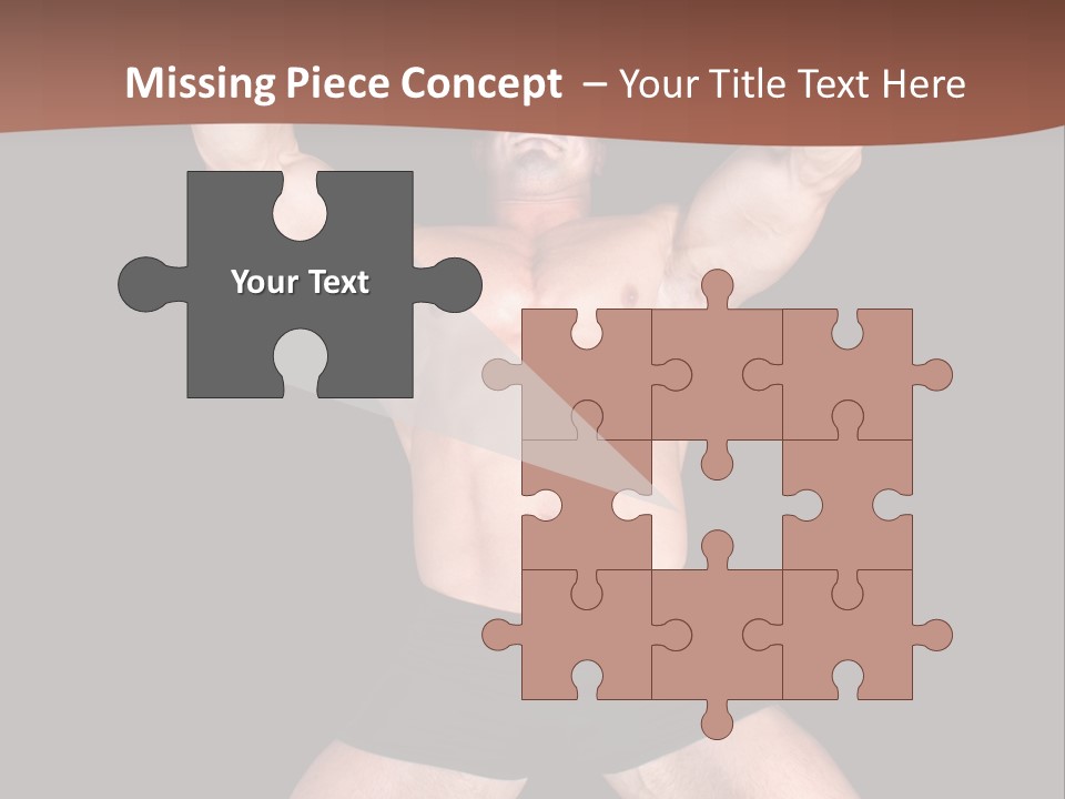 Torso Enjoyment Bodybuilding PowerPoint Template