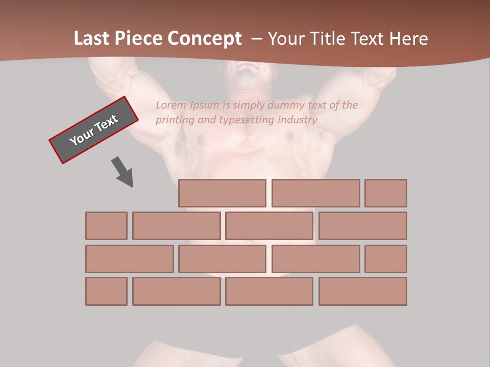 Torso Enjoyment Bodybuilding PowerPoint Template