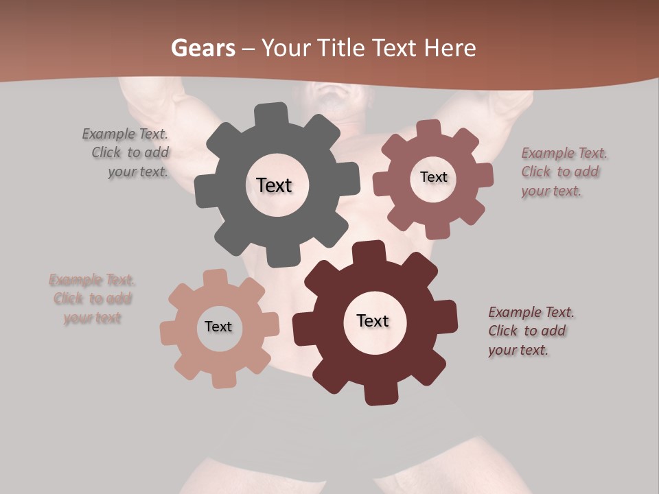 Torso Enjoyment Bodybuilding PowerPoint Template