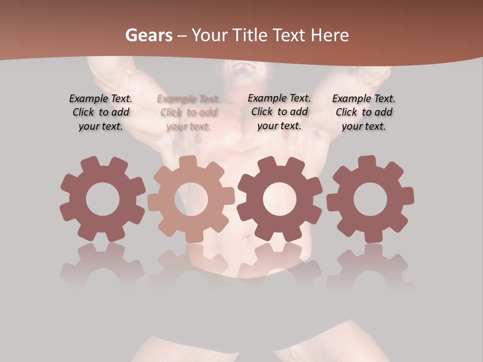 Torso Enjoyment Bodybuilding PowerPoint Template