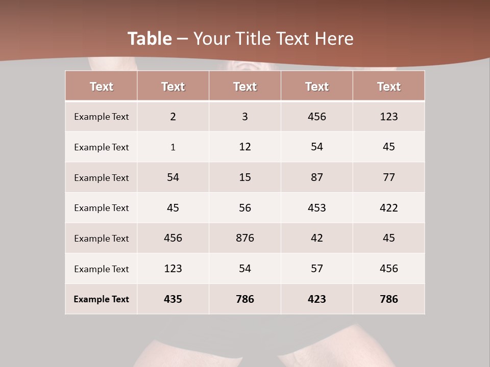Torso Enjoyment Bodybuilding PowerPoint Template