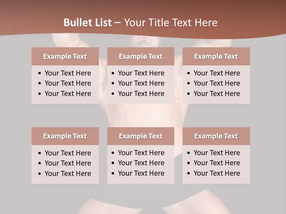Torso Enjoyment Bodybuilding PowerPoint Template