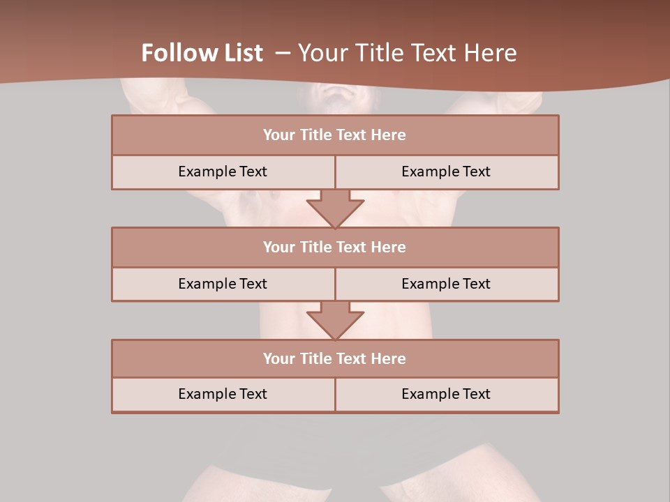 Torso Enjoyment Bodybuilding PowerPoint Template