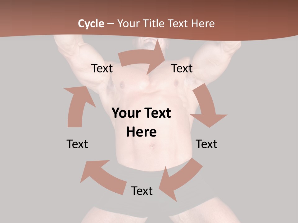 Torso Enjoyment Bodybuilding PowerPoint Template
