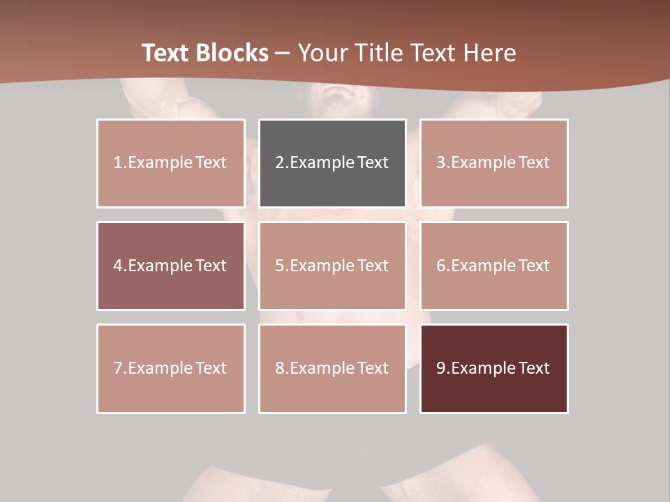 Torso Enjoyment Bodybuilding PowerPoint Template