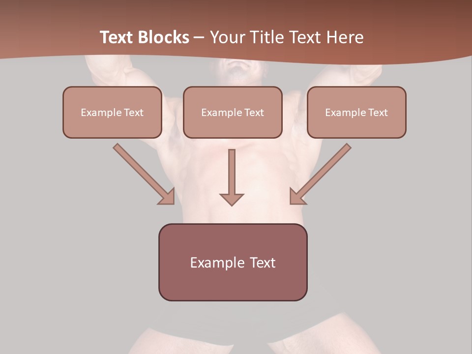 Torso Enjoyment Bodybuilding PowerPoint Template