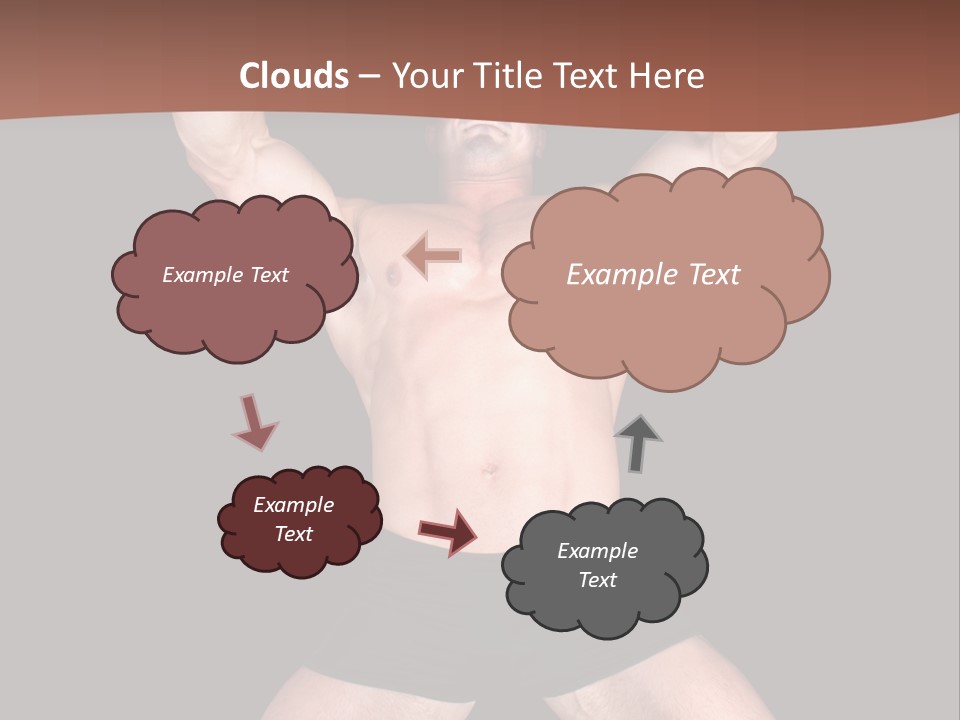 Torso Enjoyment Bodybuilding PowerPoint Template