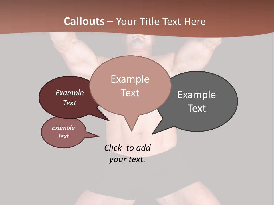 Torso Enjoyment Bodybuilding PowerPoint Template