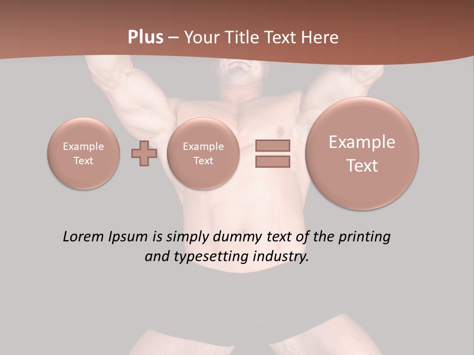 Torso Enjoyment Bodybuilding PowerPoint Template