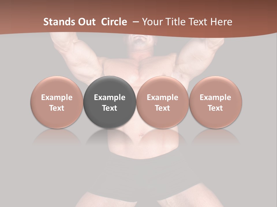 Torso Enjoyment Bodybuilding PowerPoint Template