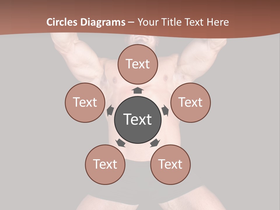 Torso Enjoyment Bodybuilding PowerPoint Template