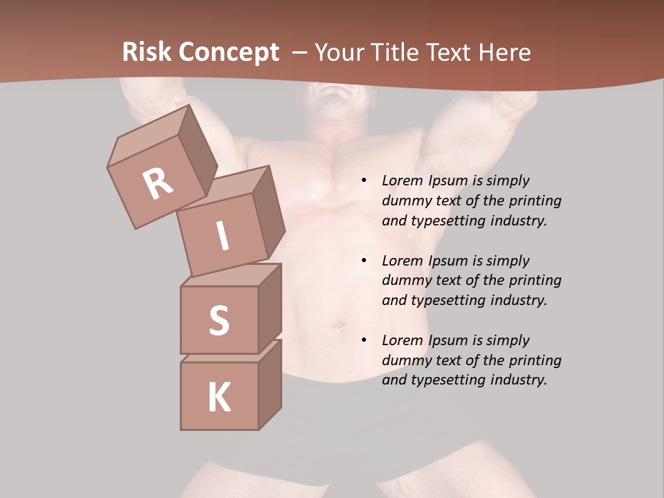 Torso Enjoyment Bodybuilding PowerPoint Template