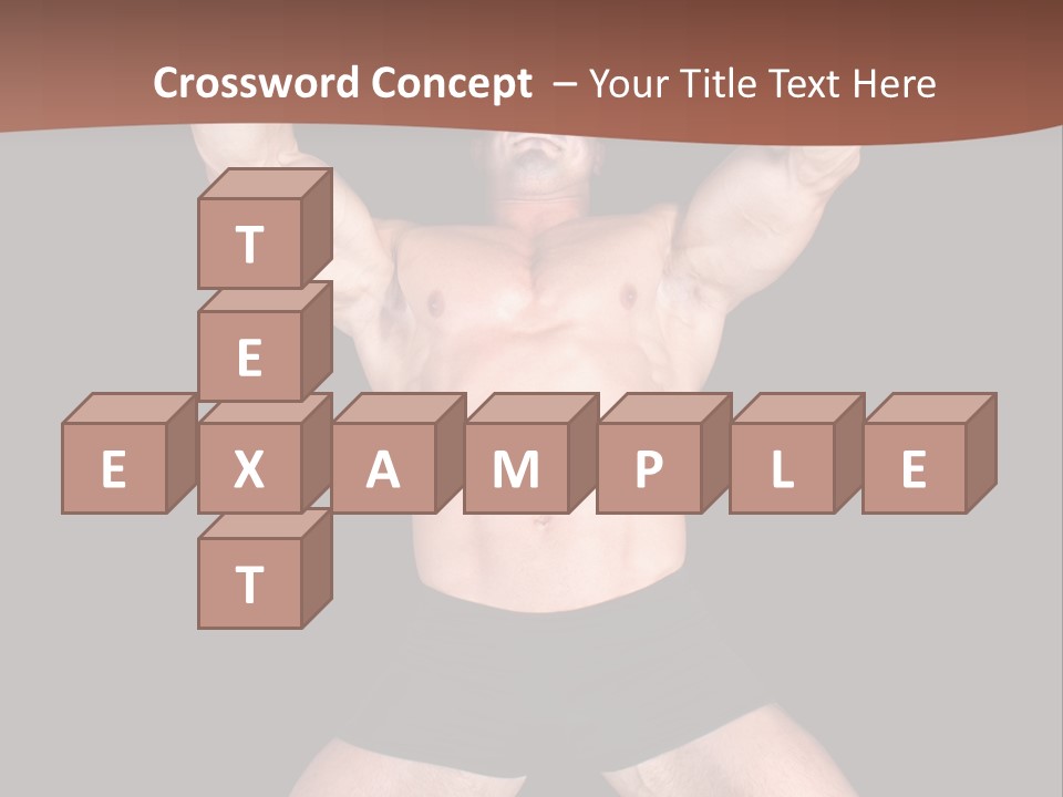 Torso Enjoyment Bodybuilding PowerPoint Template