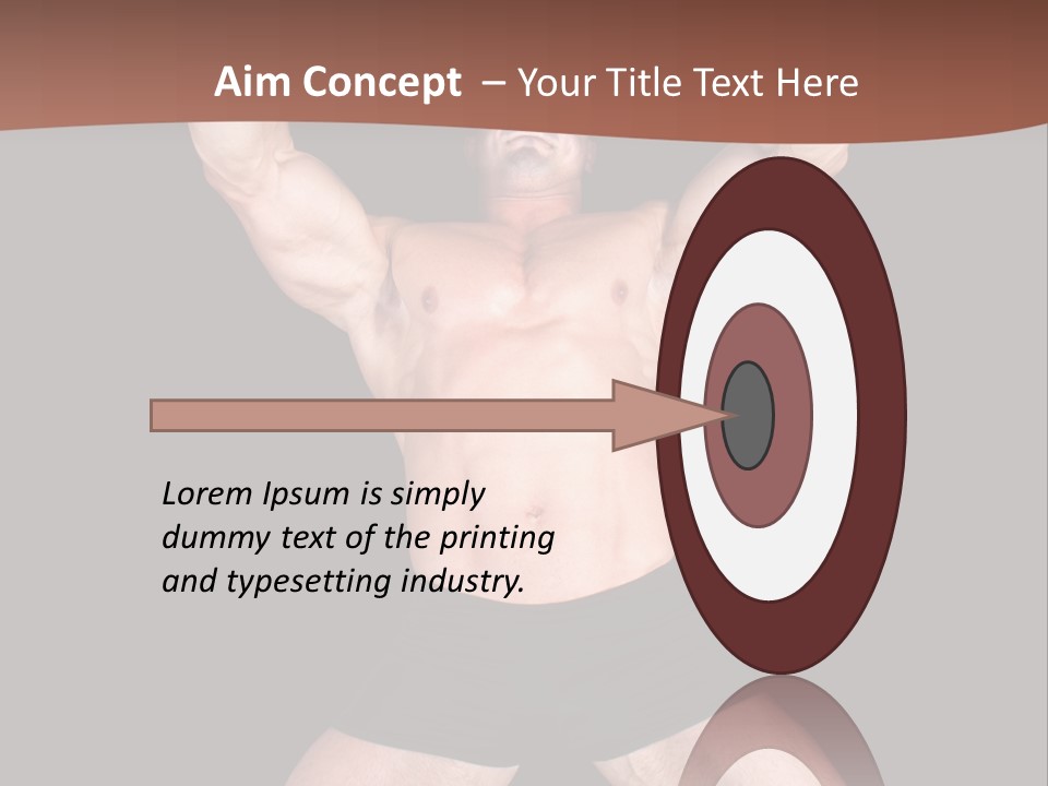 Torso Enjoyment Bodybuilding PowerPoint Template