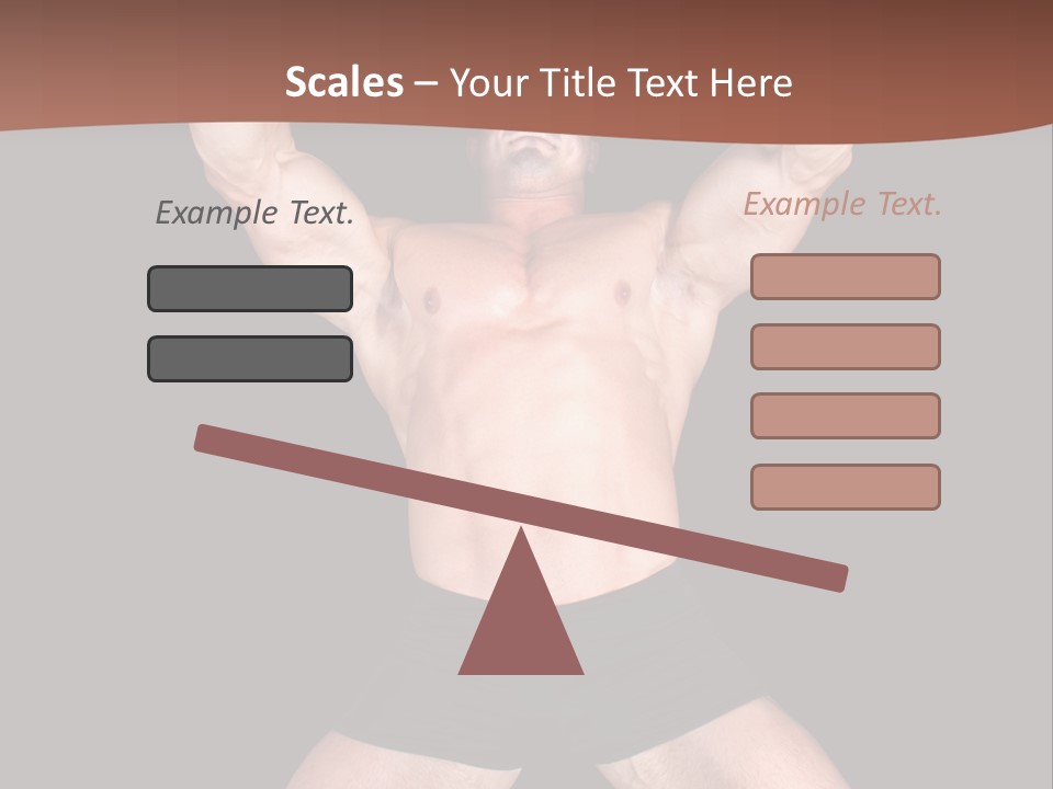 Torso Enjoyment Bodybuilding PowerPoint Template