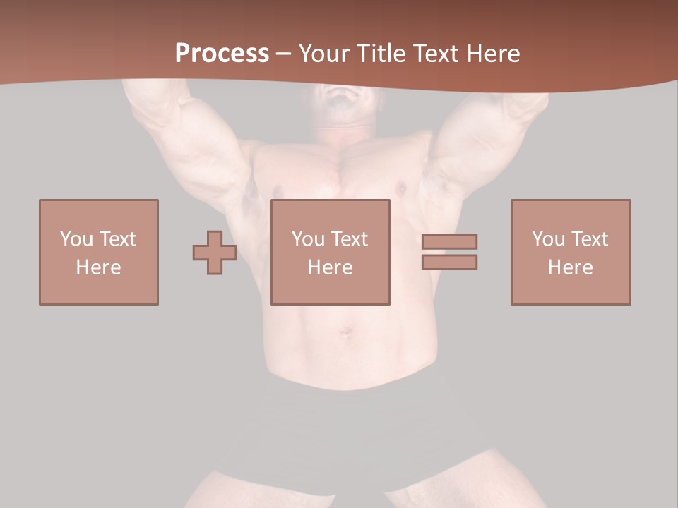Torso Enjoyment Bodybuilding PowerPoint Template