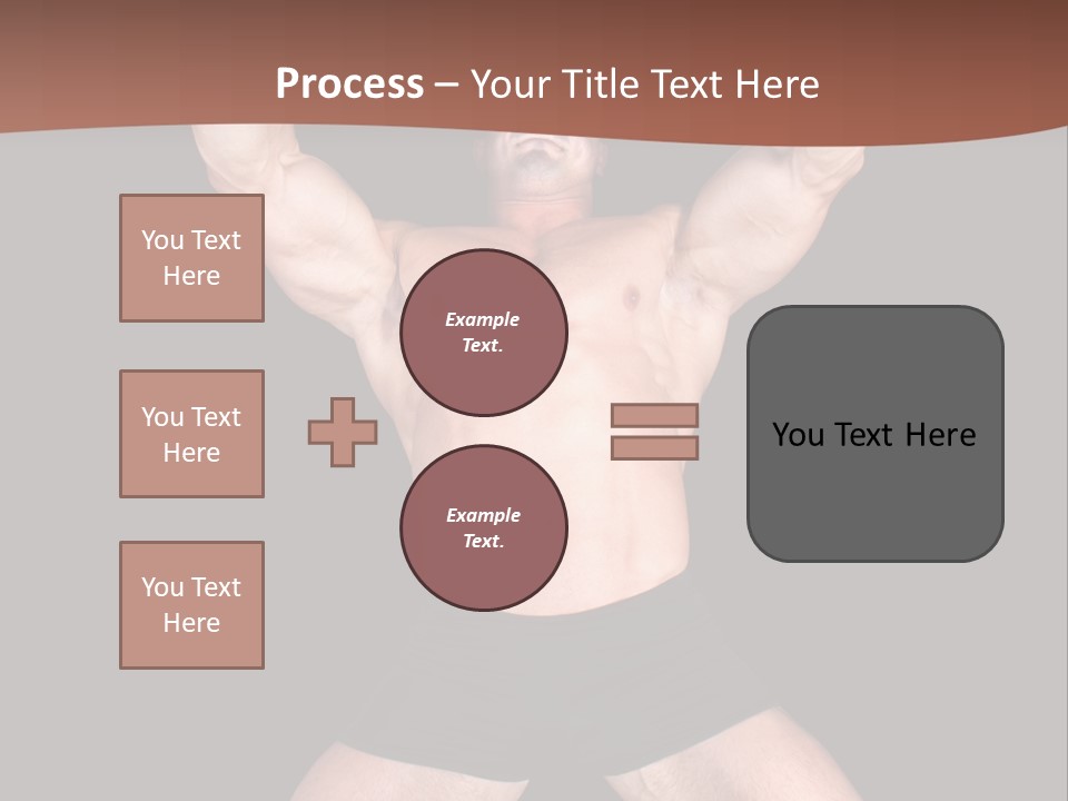 Torso Enjoyment Bodybuilding PowerPoint Template