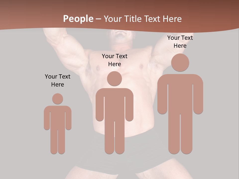 Torso Enjoyment Bodybuilding PowerPoint Template