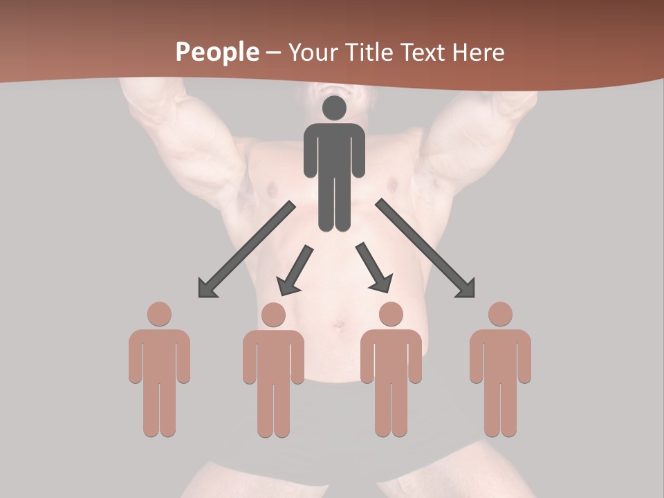 Torso Enjoyment Bodybuilding PowerPoint Template