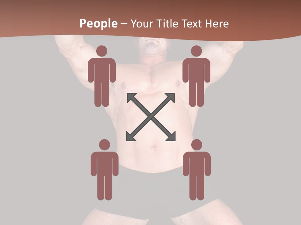 Torso Enjoyment Bodybuilding PowerPoint Template