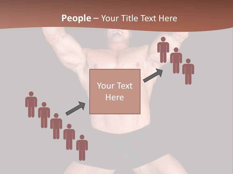 Torso Enjoyment Bodybuilding PowerPoint Template