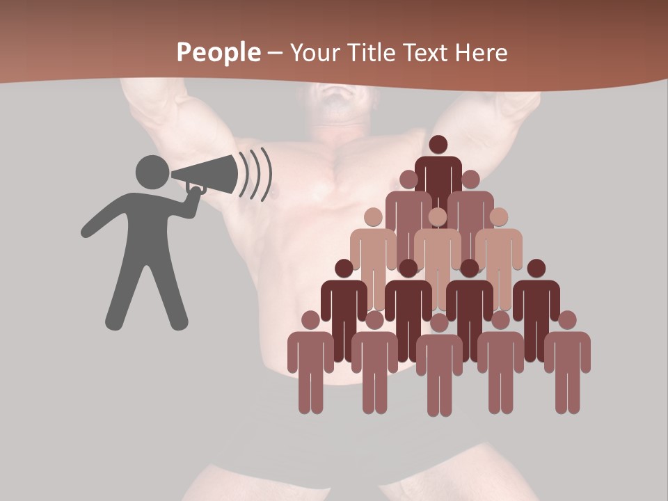 Torso Enjoyment Bodybuilding PowerPoint Template