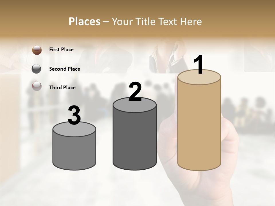 Work Woman Monitor PowerPoint Template