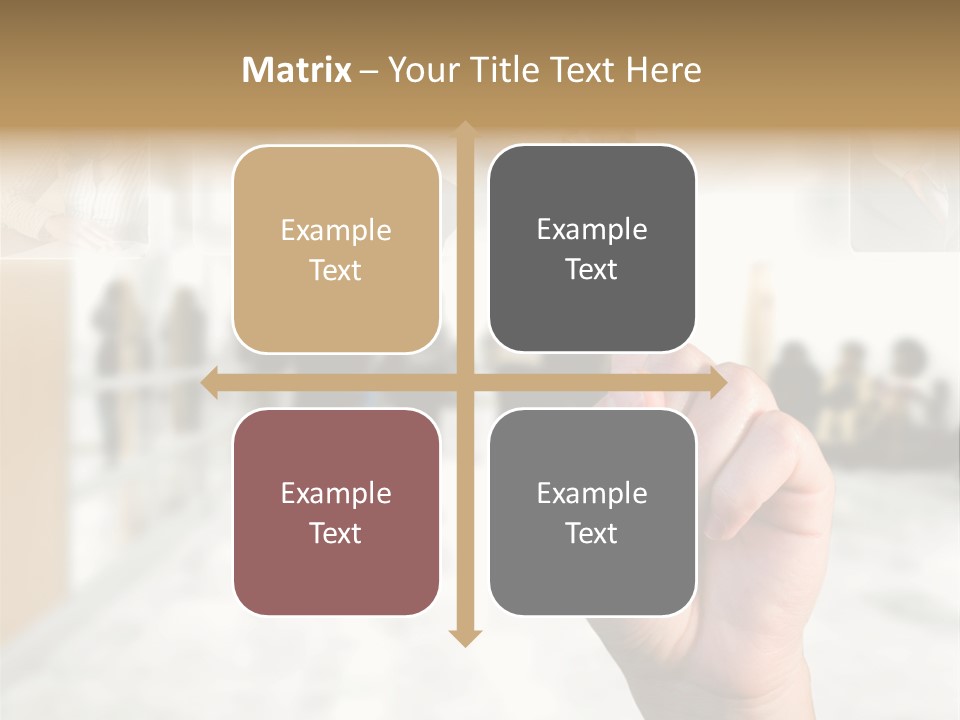 Work Woman Monitor PowerPoint Template