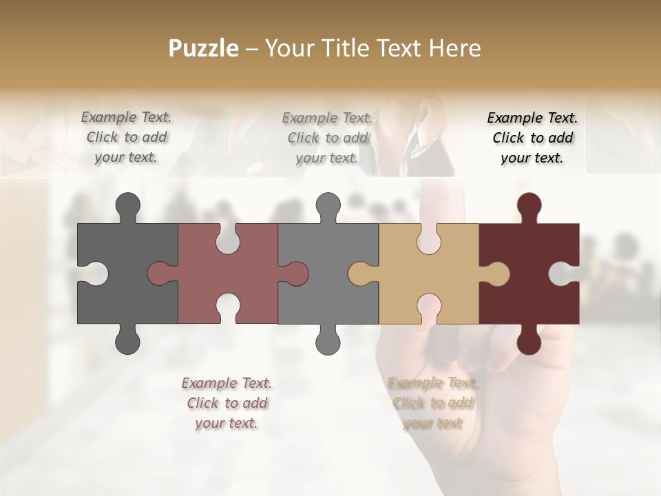 Work Woman Monitor PowerPoint Template