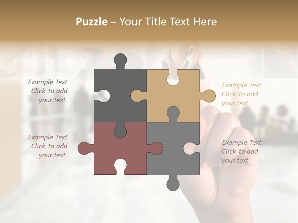 Work Woman Monitor PowerPoint Template