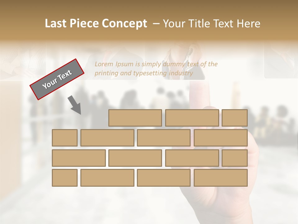 Work Woman Monitor PowerPoint Template