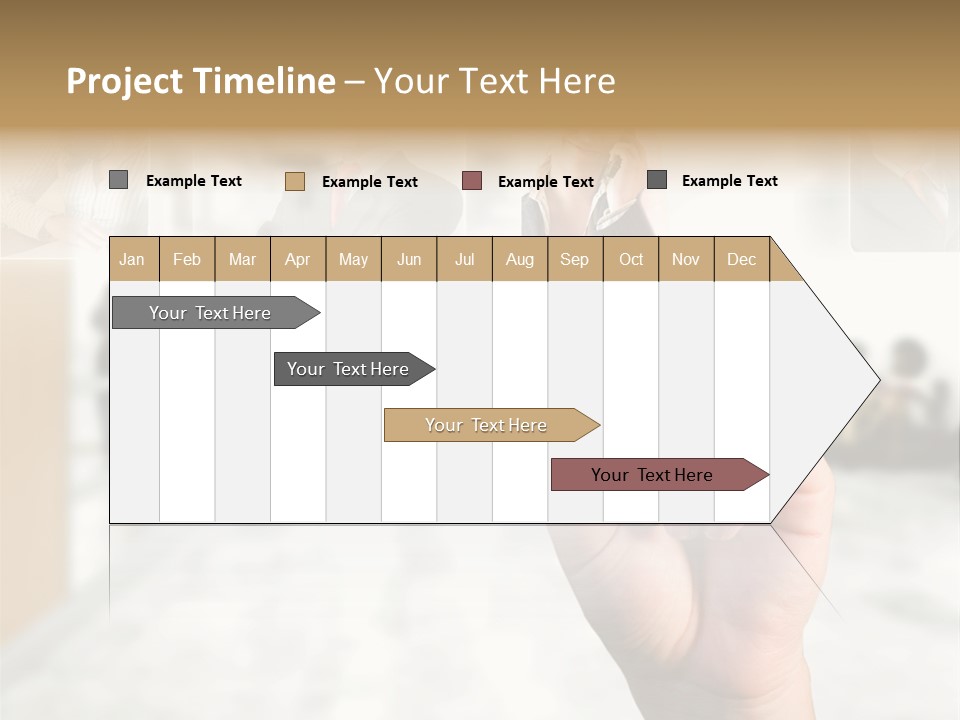 Work Woman Monitor PowerPoint Template