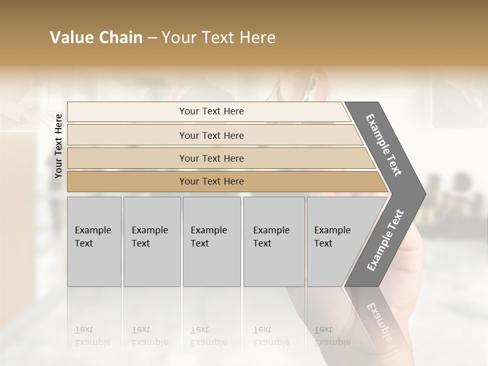 Work Woman Monitor PowerPoint Template