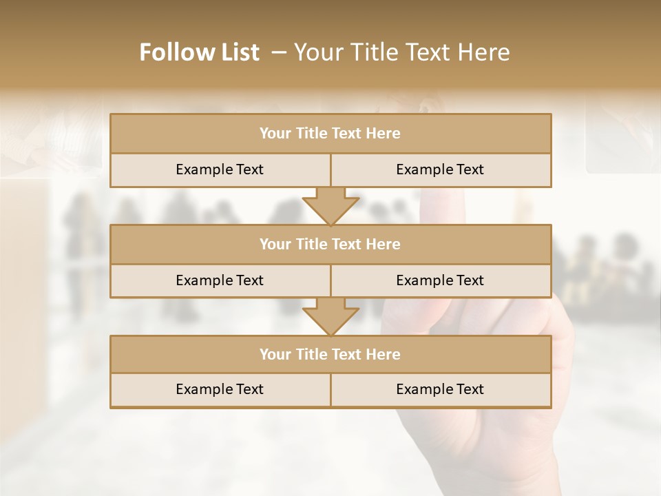Work Woman Monitor PowerPoint Template
