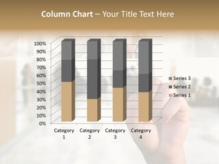 Work Woman Monitor PowerPoint Template