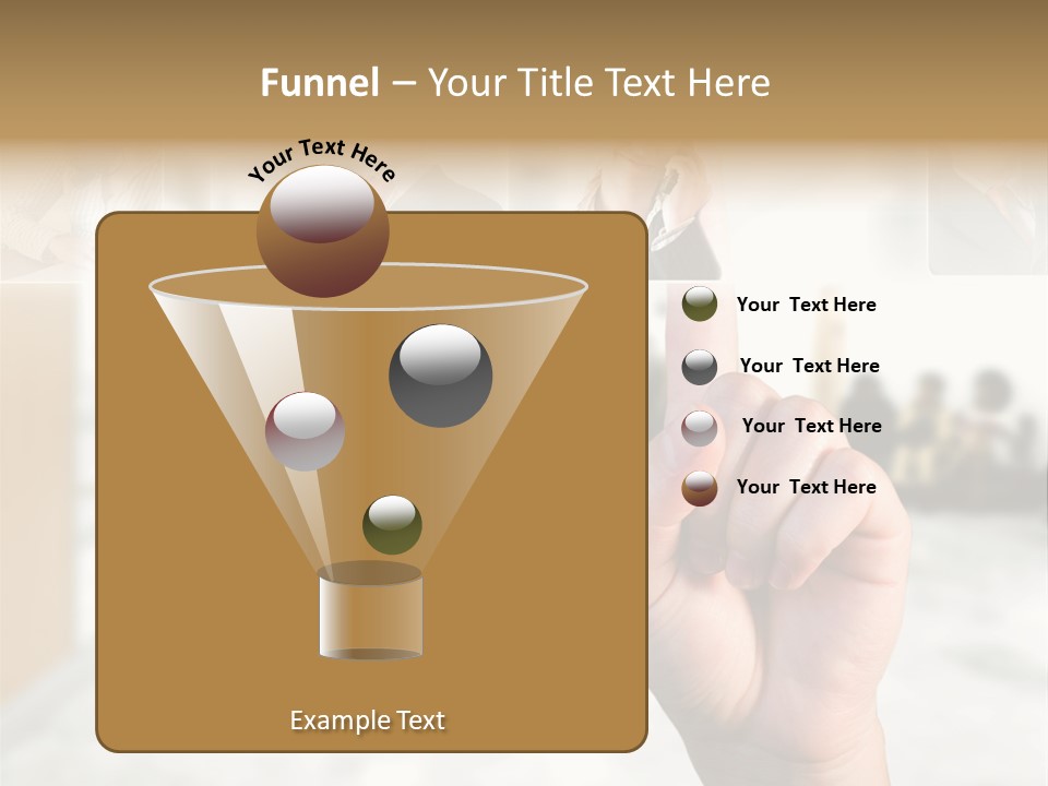 Work Woman Monitor PowerPoint Template