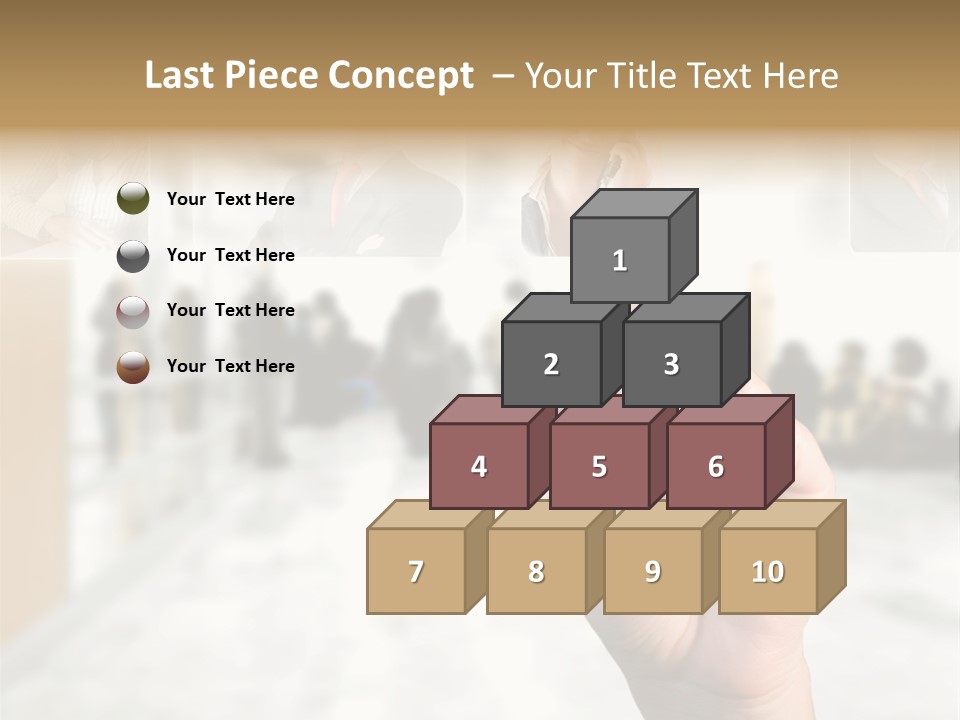 Work Woman Monitor PowerPoint Template
