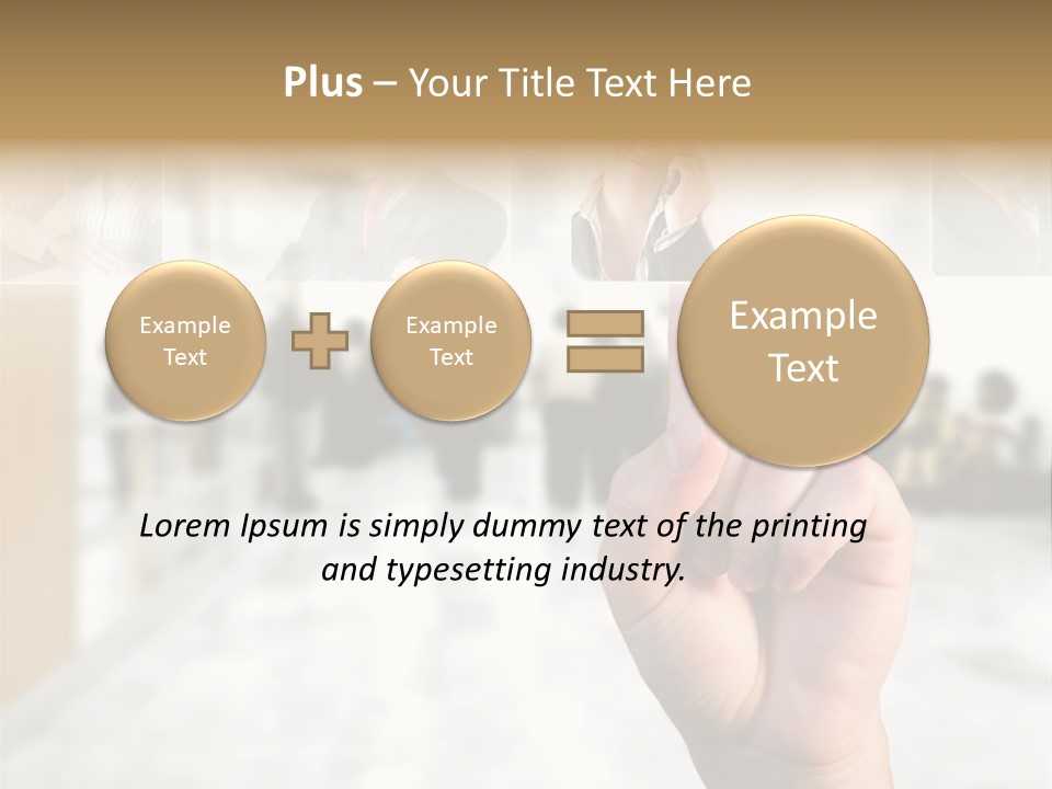 Work Woman Monitor PowerPoint Template