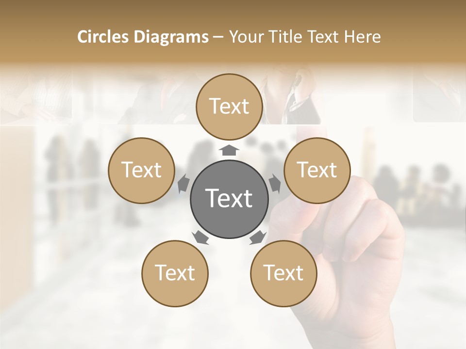 Work Woman Monitor PowerPoint Template