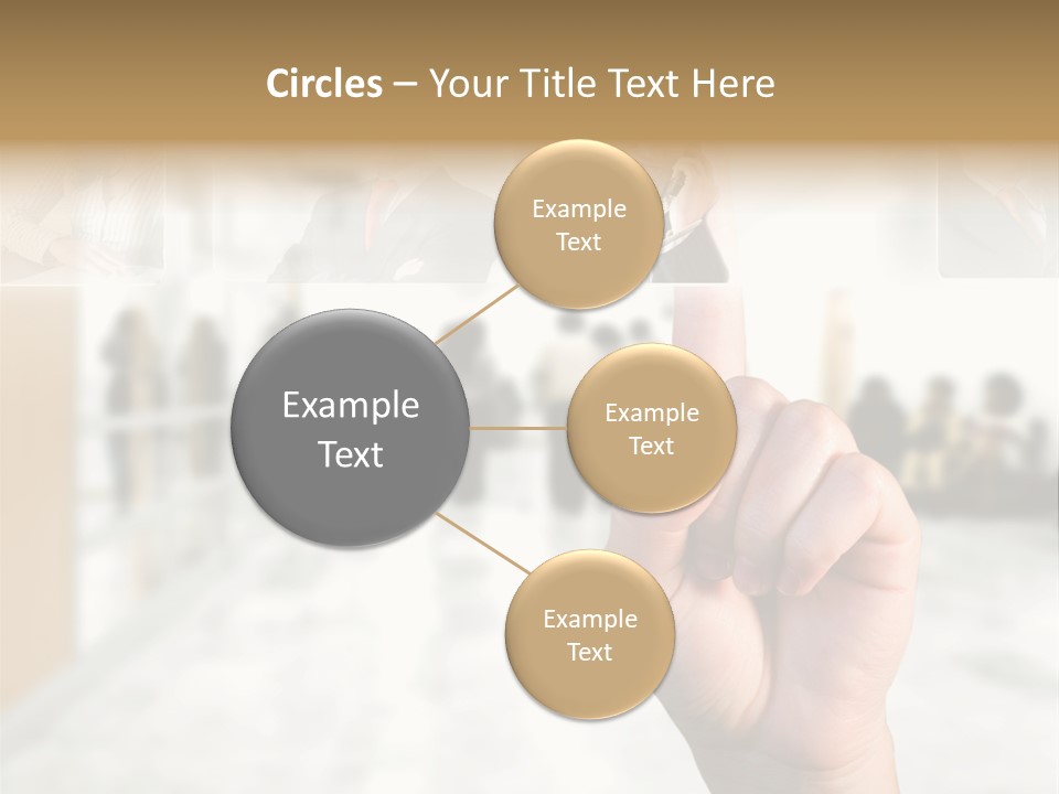 Work Woman Monitor PowerPoint Template