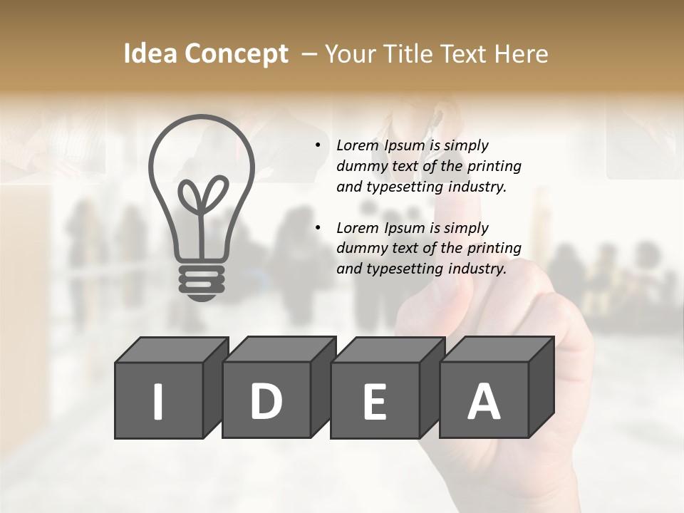 Work Woman Monitor PowerPoint Template