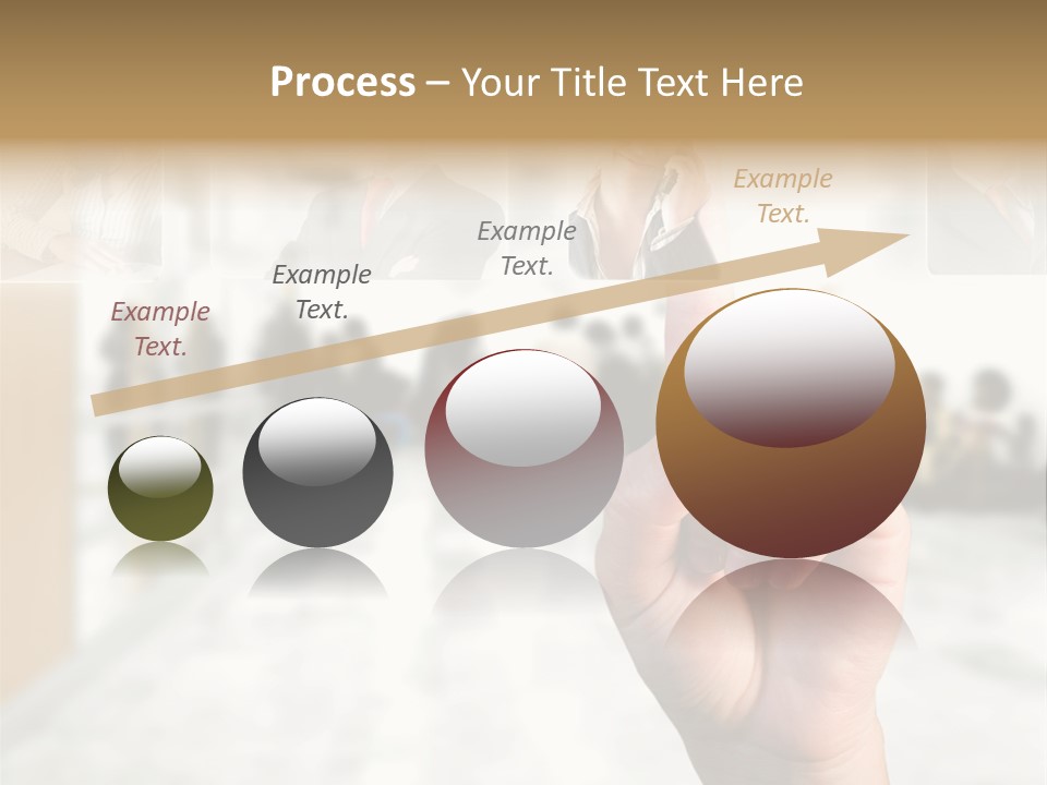 Work Woman Monitor PowerPoint Template