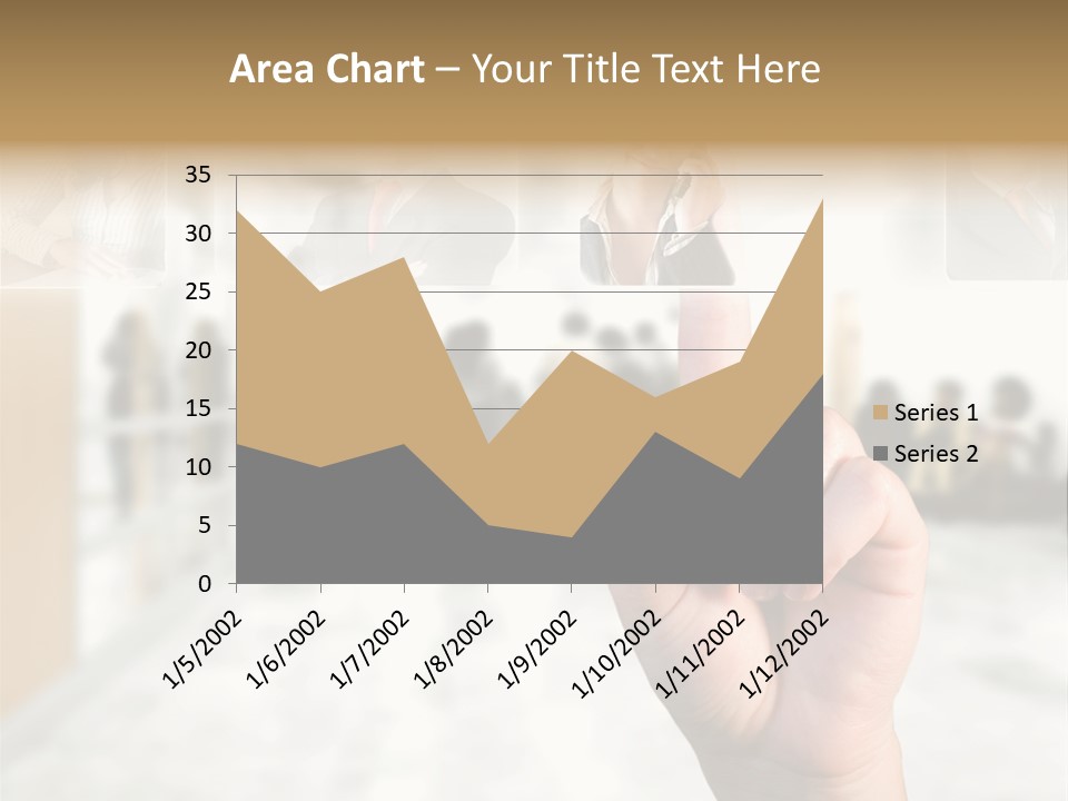 Work Woman Monitor PowerPoint Template