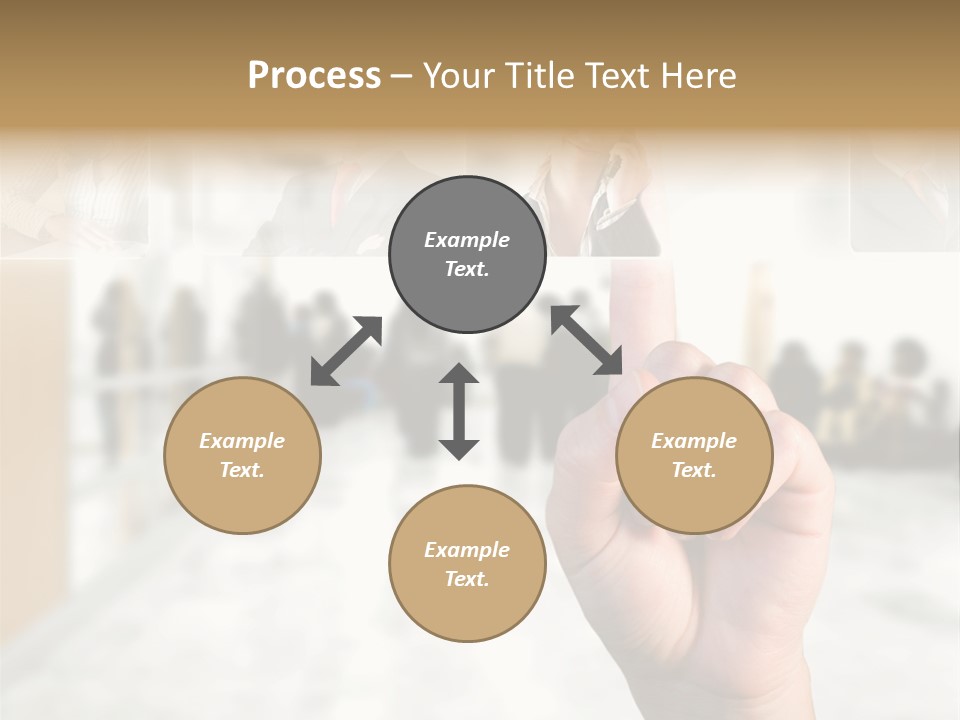 Work Woman Monitor PowerPoint Template